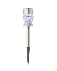 Crystal Glass Solar Stake Light