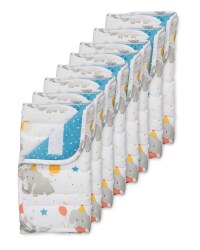 Elephant Cot Bumper Bar 8 Pack