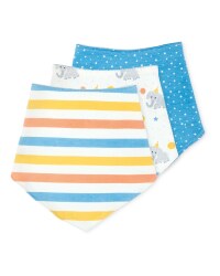 Lily & Dan Elephant Bibs 3 Pack