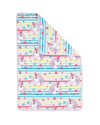 Emoji Unicorn Throw