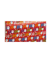 Extra Wide Fun Text Gift Wrap 6m