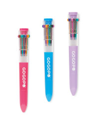 Go Go Po Stationery 10 Colour Pen