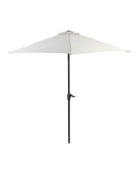 Gardenline Cream Aluminium Parasol