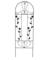 Gardenline Roses Black Iron Trellis