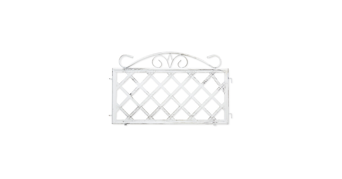 Gardenline White Path & Border Fence Deal at Aldi,