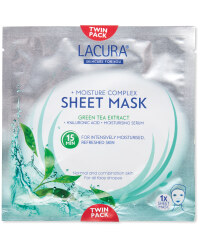 Lacura Green Tea Face Mask 2 Pack