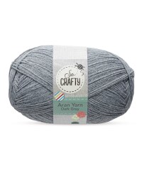 So Crafty Grey Aran Yarn