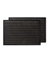 Grey Stripe Twin Pack Utility Mats