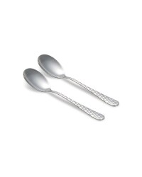 Hammered Serving Spoon Set 2 Pack