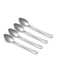 Hammered Spoon Set 4 Pack