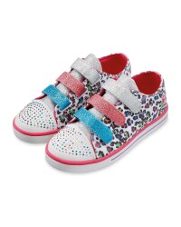 Lily & Dan Kids' Leopard Light Pumps