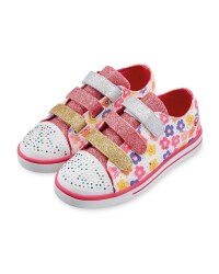 Lily & Dan Kids' Floral Lights Pumps
