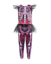 Kid's Pink Skeleton Tutu Costume