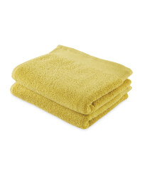 Kirkton House Hand Towel 2 Pack - Yellow