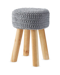 Kirkton House Stool - Pale Grey