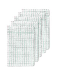Crofton Terry Tea Towels 5 Pack - Aqua