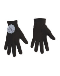 Avenue Ladies' Pom Cuff Gloves
