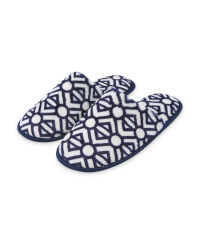 Avenue Ladies Supersoft Slipper - Blue