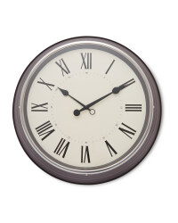 Sempre Large Kitchen Clock - Grey
