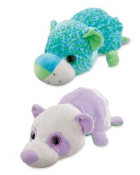 Leopard/Panda Turnaround Plush