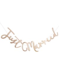 Just Married Wedding Bunting