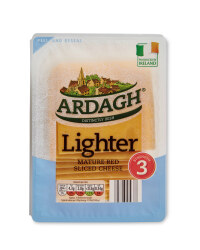 Lighter Mature Red Sliced Cheddar