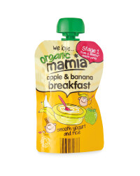 Mamia Apple & Banana Breakfast Pouch