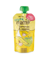 Mamia Organic Bananas & Apples Pouch