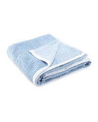 Kirkton House Marl Bath Sheet - Blue