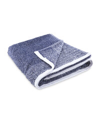 Kirkton House Marl Bath Sheet - Navy
