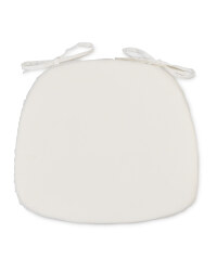Memory Foam Chair Pads 2-Pack - White