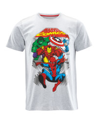 Men's Grey Marvel T-Shirt