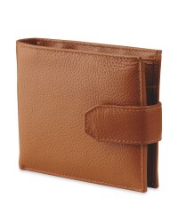 Avenue Leather RFID Lined Wallet - Tan