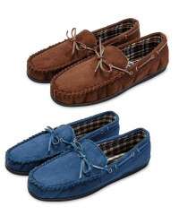 Avenue Men's Suede Moccasin Slipper