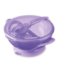 Nuby Easy Go Suction Bowl - Purple