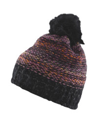 Crane Faux Fur Pompom Hat