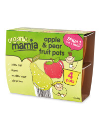 Organic Apple & Pear Fruit Pots
