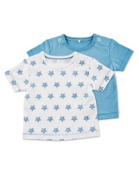 Organic Baby Star T-Shirts 2 Pack