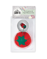 Pin Cushion & Tape Measure Set