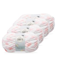 So Crafty Pink Dot Baby Yarn