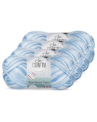 So Crafty Snowflake Rainbow Yarn