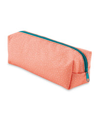 Script Coral Rectangle Pencil Case