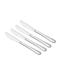 Rounded Dinner Knife Set 4 Pack