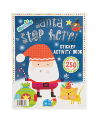 Santa Sticker and Activity Book