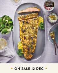 Salmon Side Topped with Herbs