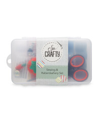 Sewing And Haberdashery Set - Clear