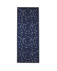 Dark Navy Diamond Runner