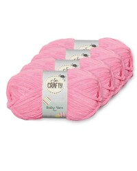 So Crafty Pink Baby Yarn