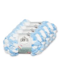 So Crafty Pom Pom Yarn - Powder Blue