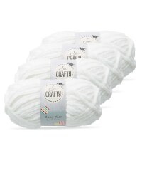 So Crafty Sparkle Cream Baby Yarn